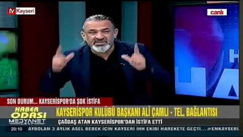 Ali Çamlı dan Çağdaş Atan nın İstifası için Neler Dedi KAYSERİSPOR ORG