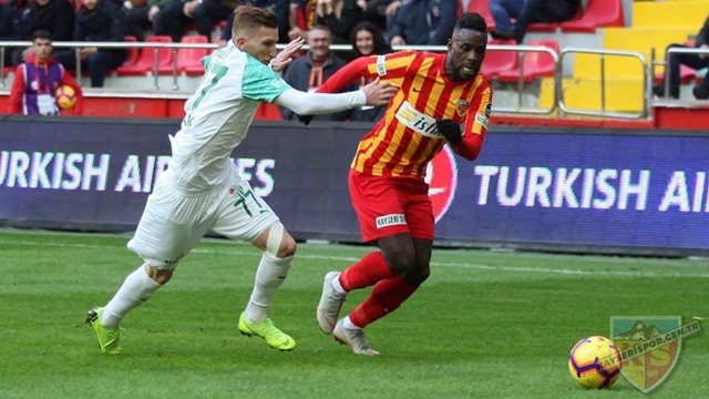 SL: Kayserispor 1-1 Bursaspor
