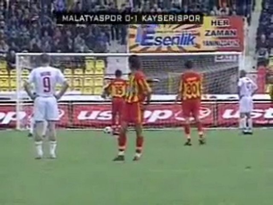 2004-2005 Sezonu 1.Devre Kayserispor'un Golleri