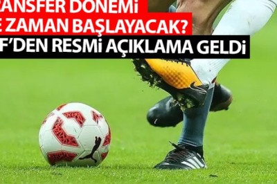 2022-2023 Sezonu 1.Transfer Dönemi Başladı.