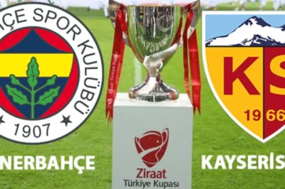Kayserispor'un Türkiye Kupasındaki Rakibi Fenerbahçe Oldu..