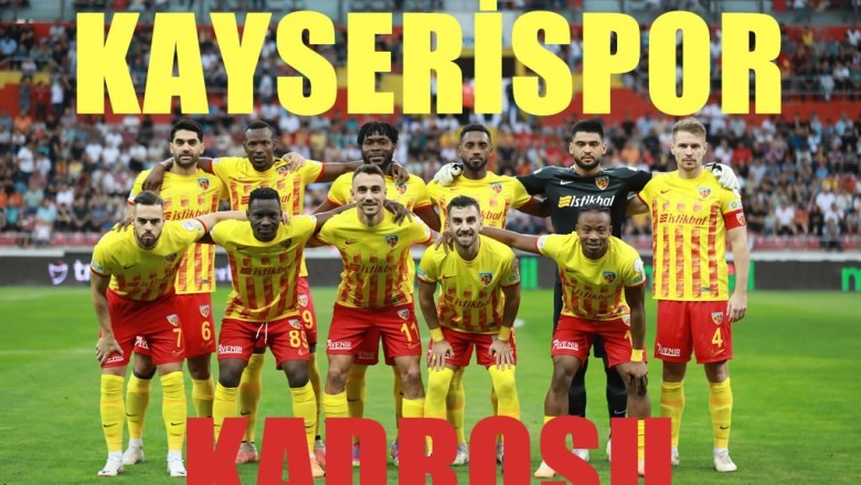 Kayserispor Tak M Kadrosu Kayser Spor Org