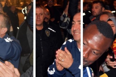 Kayserisporlu Futbolculara Muhteşem Karşılama