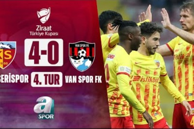 2023-2024 T.Kupası: Kayserispor 4-0 Van Spor FK -Özet Görüntüler