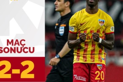 2023-2024 Süper Lig: Kayserispor 2-2 Konyaspor