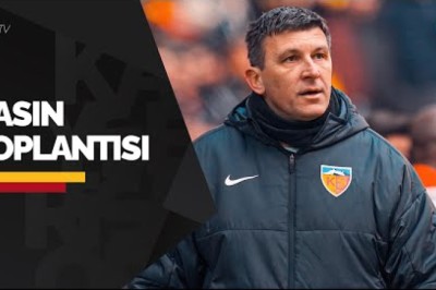 Kayserispor Teknik Direktör Sergej Jakirović'in Göztepe Maçı Sonrası Basın Toplantısı