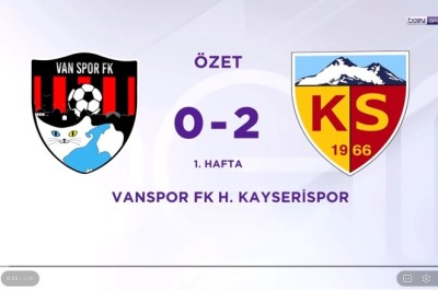 Vanspor FK - Kayserispor | 1. Hafta Maç ÖZETİ | Trendyol 1. Lig - 2026/27