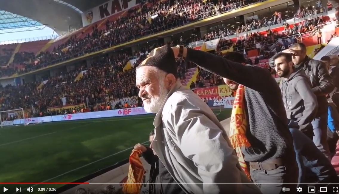 Kayserispor'un Hararetli Dedesi işte taraftar 2018-2019