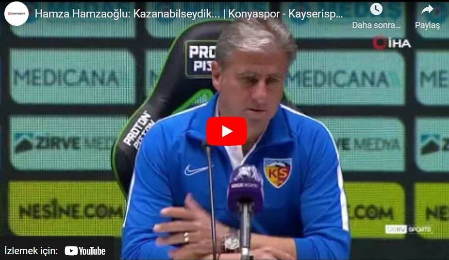 Hamza Hamzaoğlu:  Kazanabilseydik...