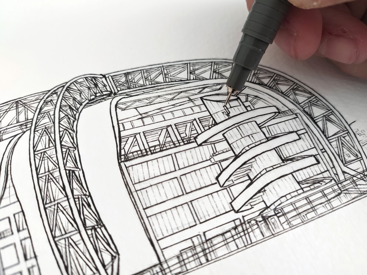 Çizimler ile Kadir Has Stadı-Yakup Aydın