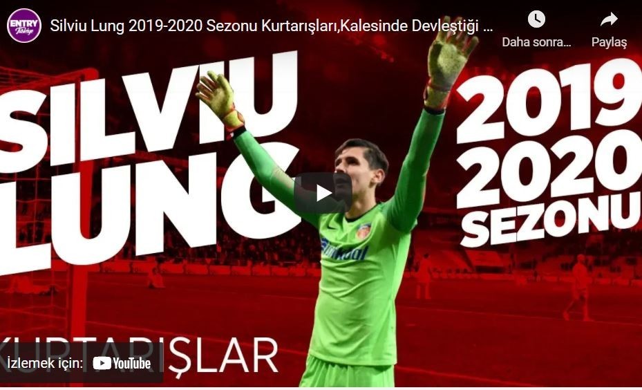 2019-2020 Sezonu Silviu Lung'un Kurtarışları