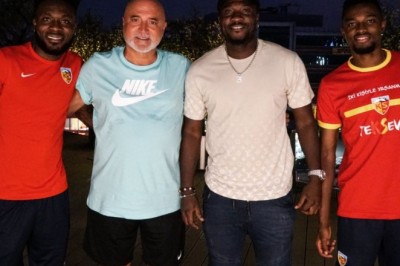 Asamoah Gyan Kayserispor'u İstanbul'da Ziyaret Etti.