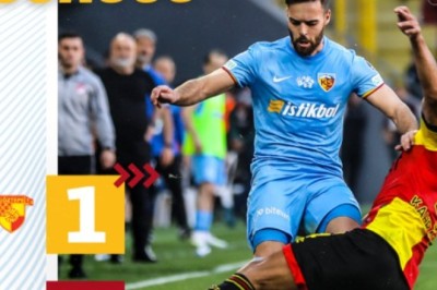 2021-2022 Süper Lig: Göztepe-Kayserispor Maçının Foto Galerisi.