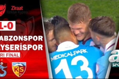 2021-2022 Türkiye Kupası: Trabzonspor 1-0 Kayserispor (Yarı Final 1.Maç-Özeti)