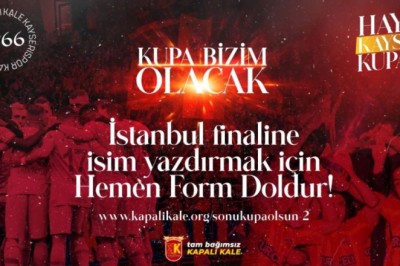 DİKKAT:Kayserispor-Sivasspor Türkiye Kupası Finaline Gitmek İsteyenler