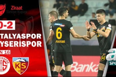 2022-2023 Türkiye Kupası: Antalyaspor 0-2 Kayserispor Maçının Özeti