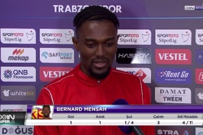 Bernard Mensah Transferde İlk Tercihini Açıkladı.