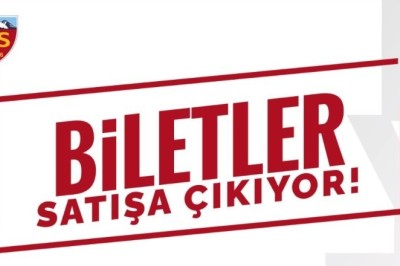 Kayserispor-Gaziantep FK Maçının Biletleri Satışa Çıktı.