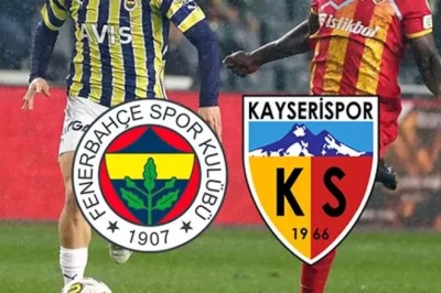 Fenerbahçe-Kayserispor Maçının Günü ve Saati Belli Oldu.