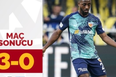 2023-2024 Süper Lig: Fenerbahçe 3-0 Kayserispor