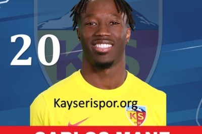 Kayserispor, Carlos Mane ile 2+1 Yıllık Sözleşme İmzaladı.