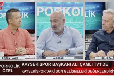 Kayserispor Başkanı Ali Çamlı, TV1'e Konuk Oldu.