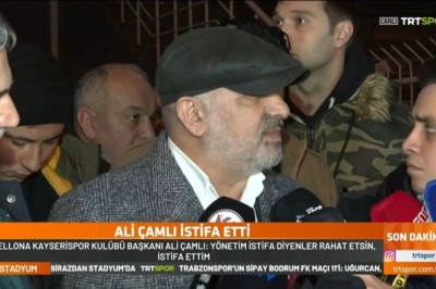 Başkan Ali Çamlı İstifa Etti "Gelin Yönetin"