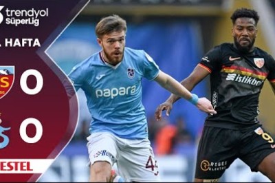 2024-2025 Süper Lig: Kayserispor 0-0 Trabzonspor (Maç Özetleri)