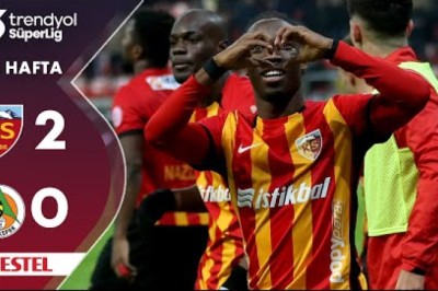 2024-2025 Süper Lig: Kayserispor 2-0 Alanyaspor (Maç Özetleri)