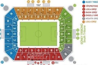 Kayserispor-Galatasaray Maçının Bilet Fiyatları Açıklandı.