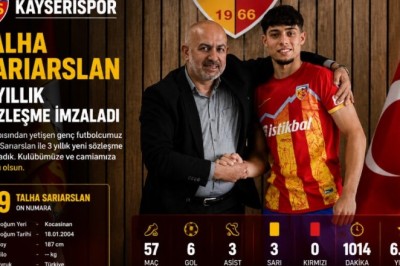Talha Sarıarslan ile 3 Yıllık Yeni Sözleşme