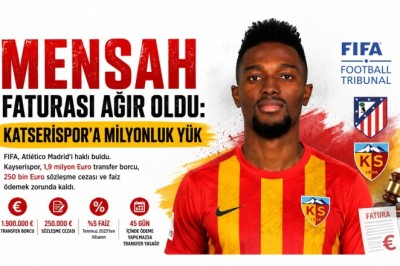 Mensah Faturası Ağır Oldu: Kayserispor'a Milyonluk Yük.