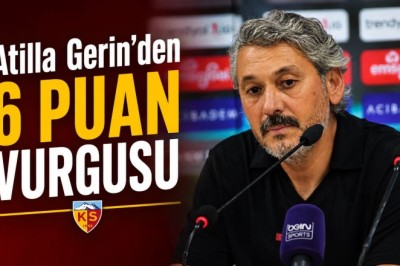 Atilla Gerin’den 6 Puan Vurgusu