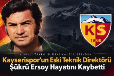 Kayserispor’un Eski Teknik Direktörü Şükrü Ersoy Hayatını Kaybetti