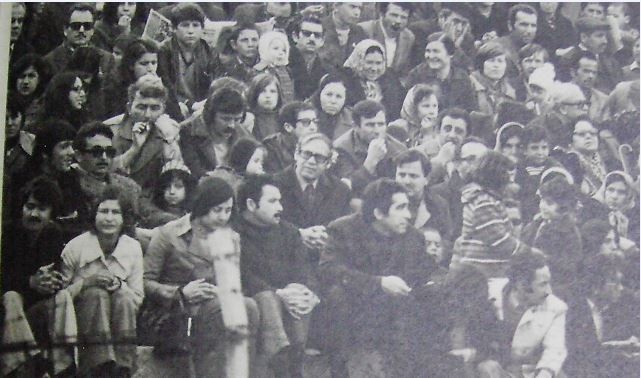 21.04.1974 Kayserispor Tribünleri -Galatasaray Maçı