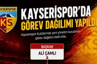 Kayserispor'da Genel Kurul Sonrası Görev Dağılımı Yapıldı.