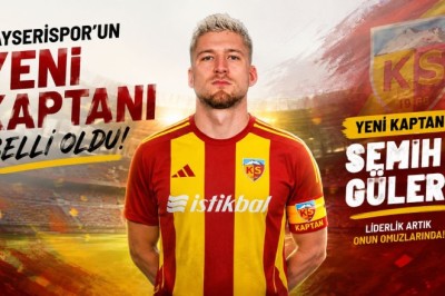 Kayserispor'un Yeni Kaptanı Semih Güler Oldu