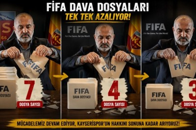 Kayserispor'da FİFA'daki Davalı Dosya Sayısı 3'e İndi.